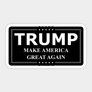 Donald Trump Make America Great Again Political Election Sticker